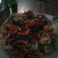 Veggie Pizza - delicious! at Veggie Grill by Next Level - Downtown in Seattle