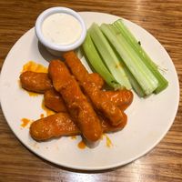 Buffalo chickin wings at Next Level Veggie Grill - Downtown in Seattle