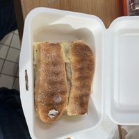 “Chachorro” - “Francesinha” minus the sauce  at Lado B - Mercado Bom Sucesso in Porto