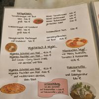 Menu at Dünen Klause in Borkum