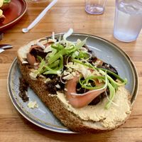 Mushroom Toast (make it vegan)  at HASS Kitchen in Gainesville