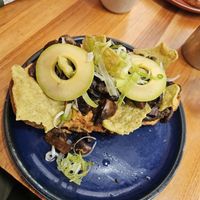 Mushroom toast (Specify vegan) at HASS Kitchen in Gainesville