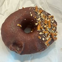 Dark chocolate salt donut at Flatfish GNV in Gainesville