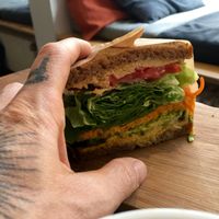 sandwich at FreundSaft in Freiburg