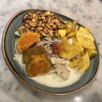 Ceviche de setas con palmito.  at Raw Cafe in Lima
