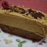 Passion fruit cake.  at Raw Cafe in Lima