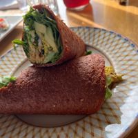 Wrap ranchero  at Raw Cafe in Lima