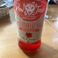 Kombucha de Flor de Jamaica  at Raw Cafe in Lima