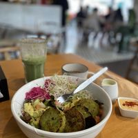 Falafel bowl  at Raw Cafe in Lima