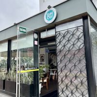 Entrance  at Raw Cafe in Lima