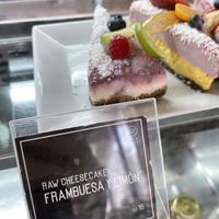Cheesecake  at Raw Cafe in Lima