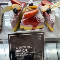 Cheesecake  at Raw Cafe in Lima