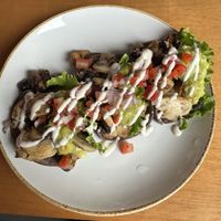 Mmmmm… mushroom tacos!  at Raw Cafe in Lima