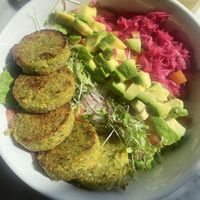 Falafel Bowl  at Raw Cafe in Lima