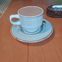 Chocolate caliente at Raw Cafe in Lima