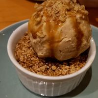 Apple Crumble 🤤 so good! at Raw Cafe in Lima