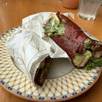 Mediterranean Wrap   at Raw Cafe in Lima