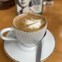 Espresso cortado  at Raw Cafe in Lima