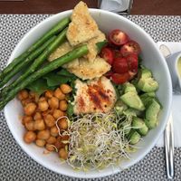 Buddha bowl at Raw Cafe in Lima