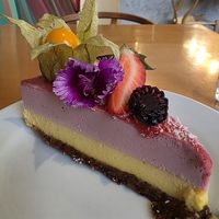 Tropical "Cheesecake" at Raw Cafe in Lima