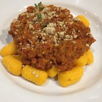 Gnocchi at Raw Cafe in Lima