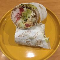 Falafel wraps at Raw Cafe in Lima