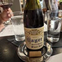 Vegan wine  at Little Plum in Honolulu