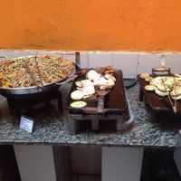 tofu and noodles at Tempeh in Rio De Janeiro