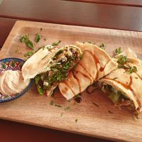 Vegan falafel plate at Palmyra in Rosenheim
