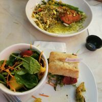 2 of the 4-5 vegan dishes served here at Silver Diner in Springfield