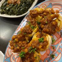 Sabzi Palak and Ashak  at Rumi Palace in Blair Athol