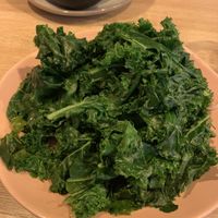 Side of organic kale at My Vegan Gold in Los Angeles
