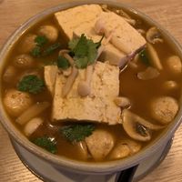 Tom yum  at My Vegan Gold in Los Angeles