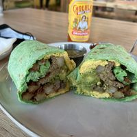 Impossible Breakfast Burrito   at My Vegan Gold in Los Angeles