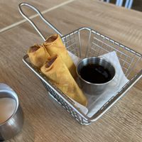 Egg rolls   at My Vegan Gold in Los Angeles
