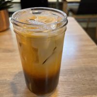 Thai tea  at My Vegan Gold in Los Angeles