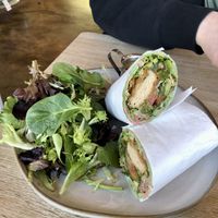 Chicken wrap  at My Vegan Gold in Los Angeles