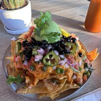 Killer nachos!  at My Vegan Gold in Los Angeles