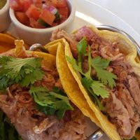 Spicy Jackfruit tacos at My Vegan Gold in Los Angeles