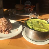 The green curry at My Vegan Gold in Los Angeles