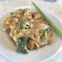 Pad See Ew with Tofu at My Vegan Gold in Los Angeles
