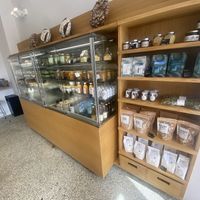 Has a selection of vegan foods in the fridge   at Joseph Brot - Linz in Linz