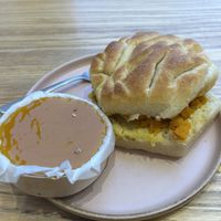 
Bio-Kürbis Focaccia 7,90€, Vegan Cheesecake 5,90€  at Joseph Brot - Linz in Linz