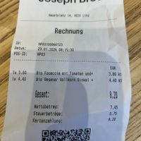 bill  at Joseph Brot - Linz in Linz