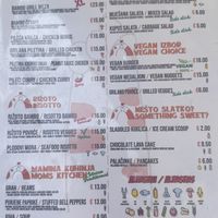 Menu2  at Bambo in Pula