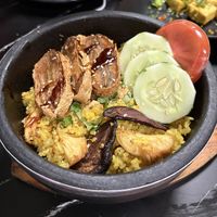 premium stone bowl rice  at MOON CHAY in Central Singapore