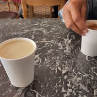 Kozi (with and without cinnamon) at Vefa Bozacisi in Istanbul