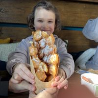 Cinnamon and syrup waffle   at The Waffle Shack in Felixstowe