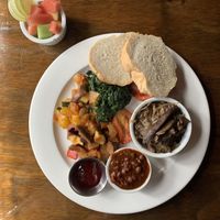 The one and only vegan brunch option at Twisted Fork Bistro in Vancouver