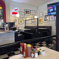   at Lucky's Café in Dallas